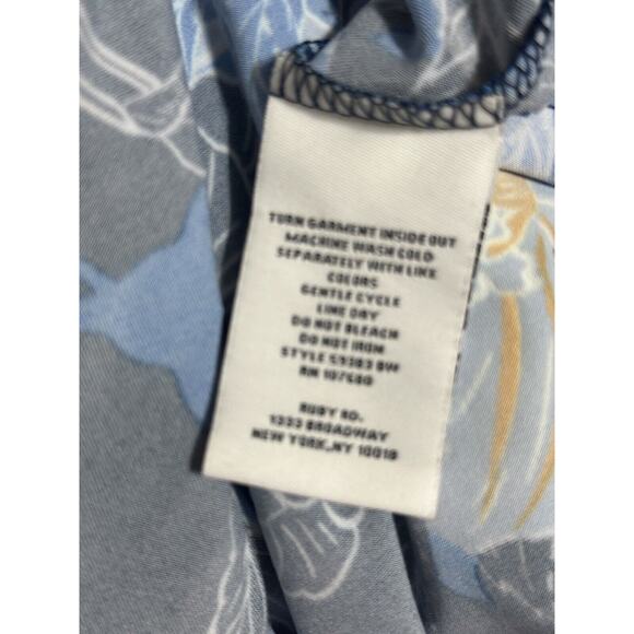 Ruby Rd Dress Sleeveless, V-Neck, Floral, Hi-Low Hem, Size PS - Picture 5 of 5